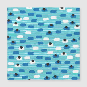 Naadloos patroon van penseelstreek, met de hand ge