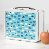 Naadloos patroon van penseelstreek, met de hand ge (In situ)