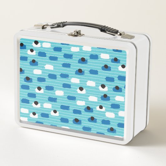 Naadloos patroon van penseelstreek, met de hand ge (Voorkant)