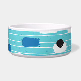 Naadloos patroon van penseelstreek, met de hand ge voerbakje