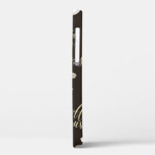 Naadloos patroon van thee- en koffiethema in retro Case-Mate iPhone case (Achterkant / Links)