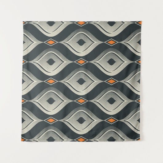 naadloos patroon wandkleed (Voorkant (horizontaal))