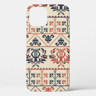 Naadloos patroonontwerp met traditionele Palestijn iPhone 12 Hoesje