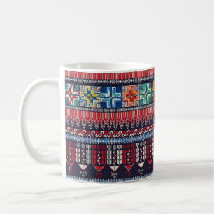Naadloos patroonontwerp met traditionele Palestijn Koffiemok