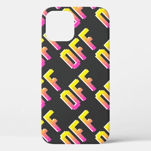 Naadloos  pixel van signaalpatroon. Overzicht Case-Mate iPhone Case (Achterkant)