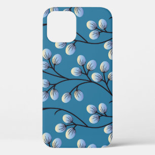 Naadloos proefontwerp van het bloempatroon iPhone 12 hoesje