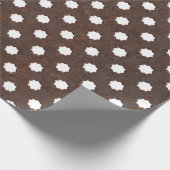 Naadloos Rusted metal-bord, perfect geschikt voor Cadeaupapier (Hoek)