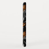 Naadloos schattig klein bloesbloem zwart v Case-Mate iPhone case (Achterkant/rechts)