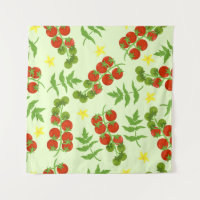 Naadloos tomatenpatroon. Groenteprint. Vintage