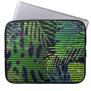 Naadloos tropisch patroon met tropische planten. H Laptop Sleeve