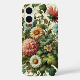 Naadloos tuinontwerp iPhone 16 hoesje