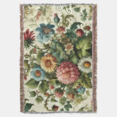 Naadloos tuinontwerp deken (Voorkant Verticaal)