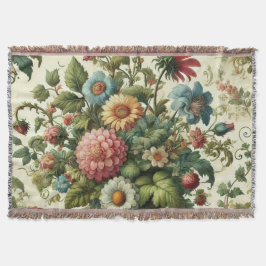 Naadloos tuinontwerp deken