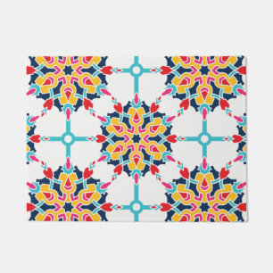 Naadloos Turks kleurig design Deurmat