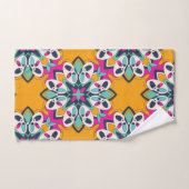 Naadloos Turks kleurrijk geluid Handdoek (Handdoek)