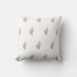 naadloos vector botanisch patroon met bloemen in kussen