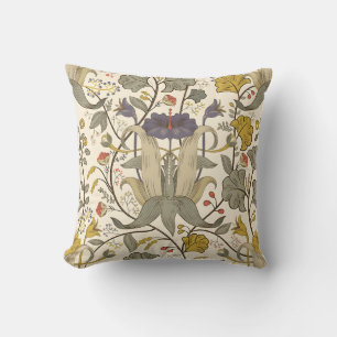 Naadloos vintage bloempatroon kussen