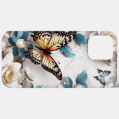 Naadloos vlinderbloempatroon Case-Mate iPhone case (Achterkant (horizontaal))