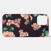 naadloos waterverf bloem ontwerp met digitale tex Case-Mate iPhone case (Achterkant (horizontaal))