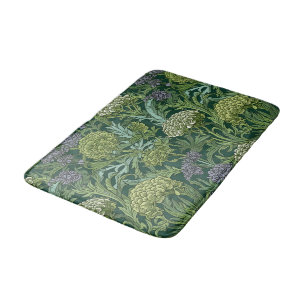 Naadloos William Morris stijl bloempatroon Badmat
