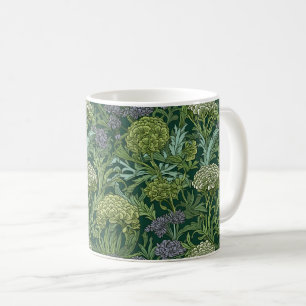 Naadloos William Morris stijl bloempatroon Koffiemok