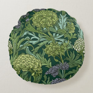 Naadloos William Morris stijl bloempatroon Rond Kussen