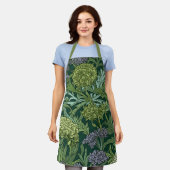 Naadloos William Morris stijl bloempatroon Schort (Gedragen)