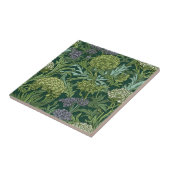 Naadloos William Morris stijl bloempatroon Tegeltje (Zijkant)