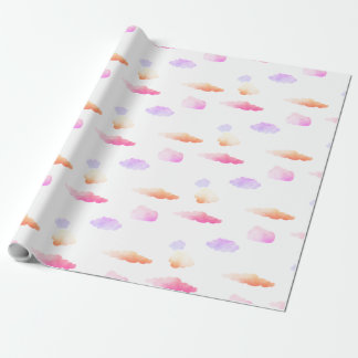 Naadloos wolkenpatroon inpakpapier
