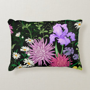 Naadloos zomerpatroon. Wilde bloemen kamille, h Accent Kussen