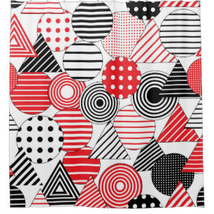  naadloze abstracte achtergrond. gedateerd en douchegordijn