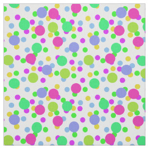 Naadloze abstracte cirkels met leuke confetti stip stof