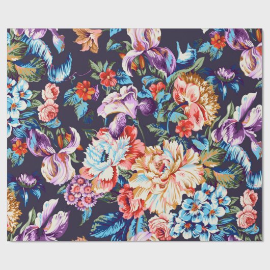 Naadloze abstracte kleurrijke waterverf di cadeaupapier (Vlak)