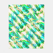 Naadloze abstracte, moderne penseelstreek, multico fleece deken (Voorkant)