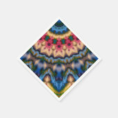 Naadloze abstracte sierbruine rode zeebodem servet (Hoek)