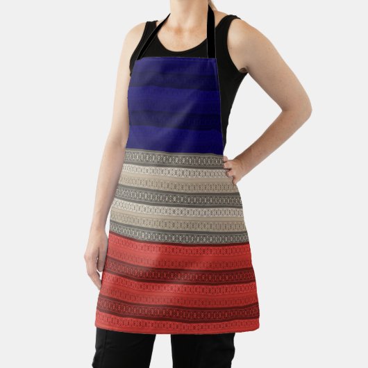 Naadloze abstracte sierdecoratie, schort (Insitu)