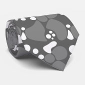 Naadloze abstracte stippen bedekken moderne cirkel stropdas (Opgerold)