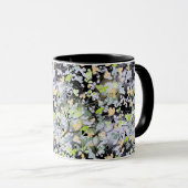 Naadloze abstracte vertakkingen bladeren bla mok (Voorkant rechts)