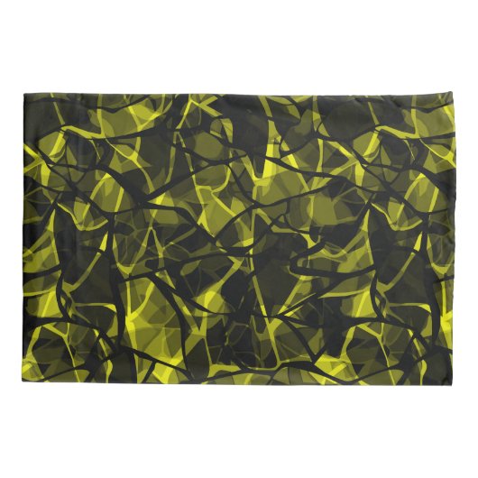 Naadloze abstracte zwarte marmer zonder vloeibare kussensloop (Achterkant)