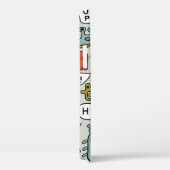 naadloze achtergrond met monsters van schattige ca Case-Mate iPhone case (Achterkant / Rechts)