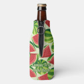 naadloze achtergrond watermeloensap flesjeskoeler (Fles Achterkant)