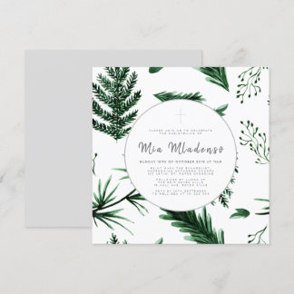 Naadloze Baby Baptisme Christening Kaart