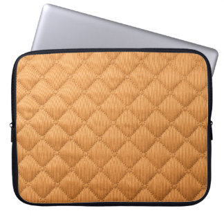 Naadloze beige achtergrond van vierkante vorm, tex laptop sleeve