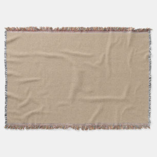 Naadloze Beige katoenen gootdeken Deken