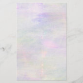 naadloze blauwe, roze achtergrondgele waterverf briefpapier (Voorkant)