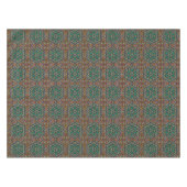 Naadloze borduurstamethno tafelkleed (Voorkant (Horizontaal))