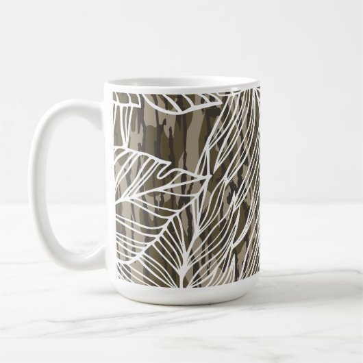 Naadloze Botanische Bottom Lands Camo Koffiemok (Links)