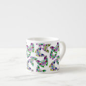 Naadloze cartoon leuk kinder, abstract maar puur espresso kop (Voorkant rechts)