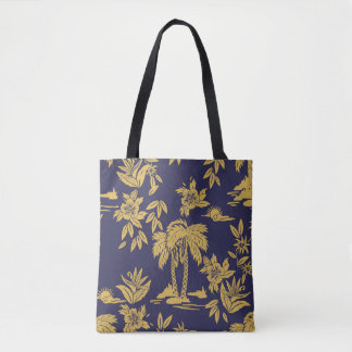 Naadloze design met Hawaii, trop Draagtas
