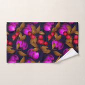 Naadloze donkere pellervruchten paarse bessen kerr bad handdoek (Handdoek)